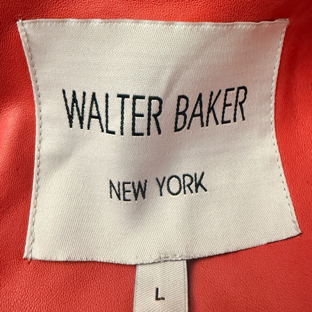 Walter Baker Liz Biker Jacket L - Picture 6 of 10